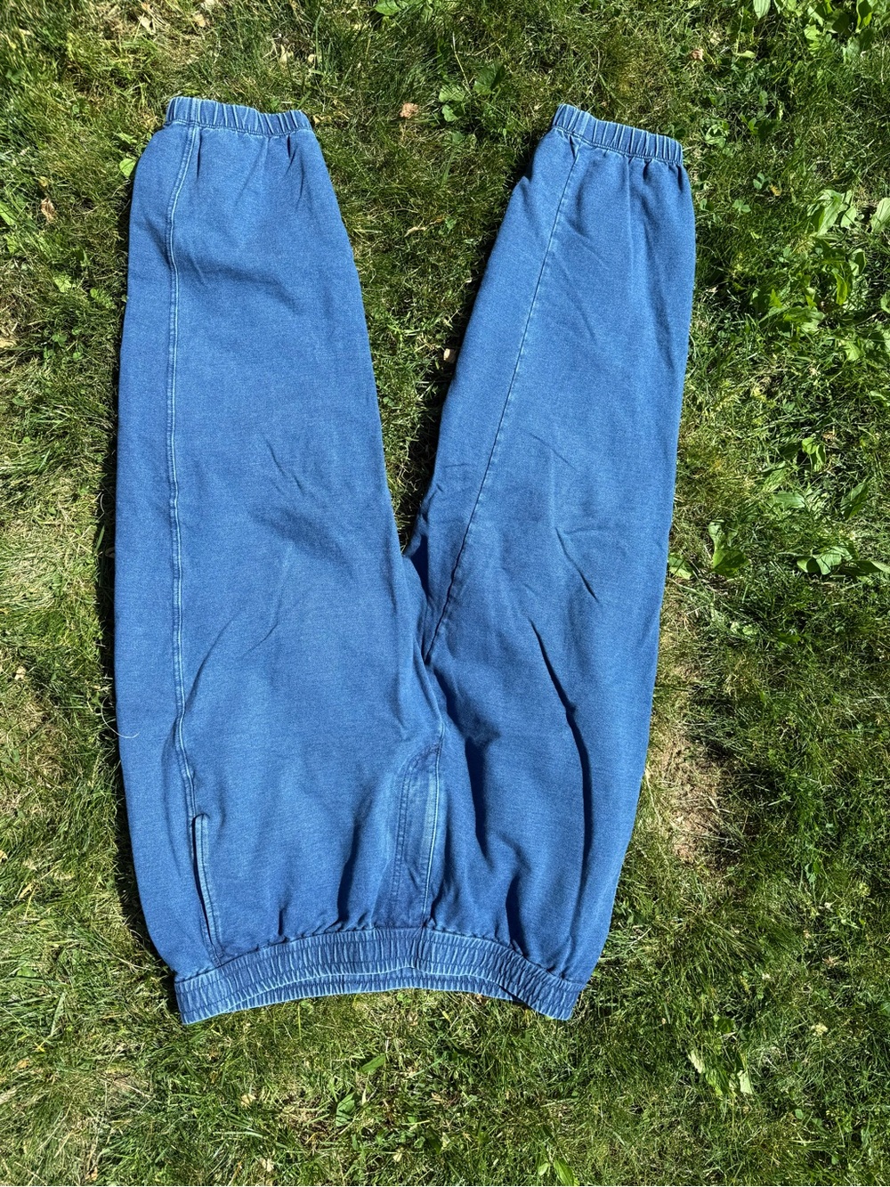 Uniqlo Men's Blue Elastic Cuff Sweatpants